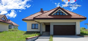 Dom, las, jezioro, pole golfowe