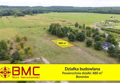 Działka budowlana boronów 880m2 grabińska
