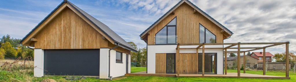 Nowy drewniany dom premium z dużą działką 3004 m²