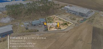 Uzbrojona działka inwestycyjna p/u 3004 m² przy s6