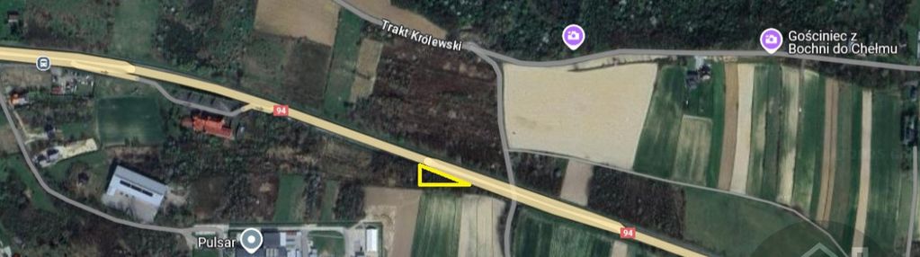 Działka 10,66a przy dk 94 siedlec gm. bochnia
