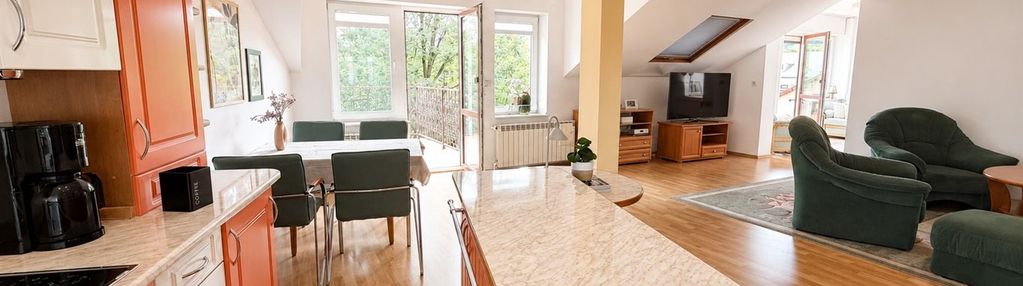Apartament z 2 tarasami |widok na góry| ustroń