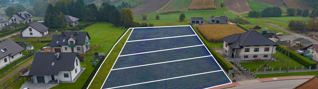 5 działek z pozwoleniem, 2 km od andrychowa