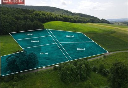 Malownicza działka pośród pól i lasu