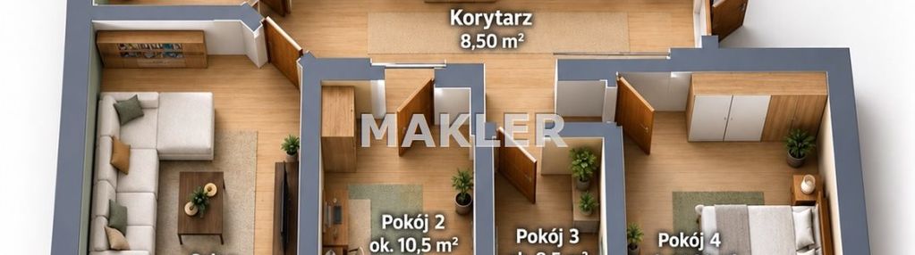 5 pokoi | po remoncie | centrum | 92 m²|