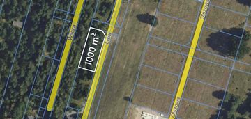 Działka budowlana 1000m2, osowiec, gm. żabia wola