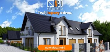 Nowe domy w zabudowie bliźniaczej 154 m2