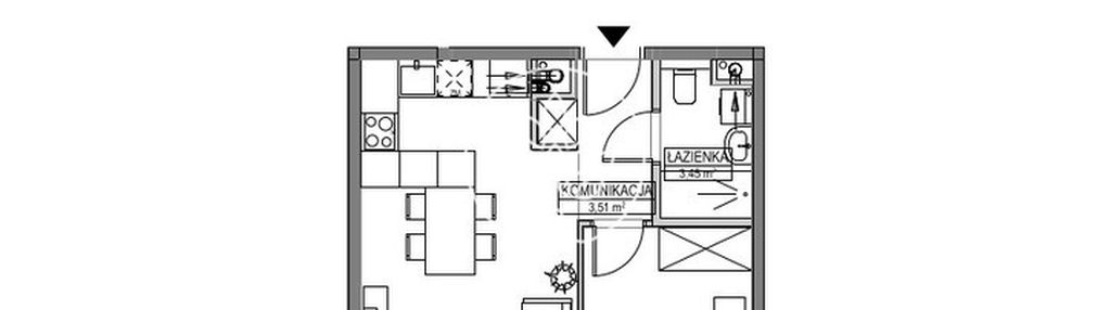 Dwupokojowe mieszkanie z tarasem w osielsku