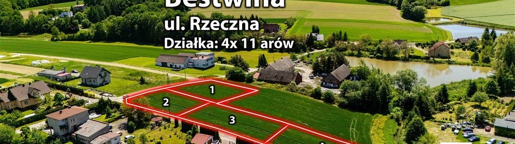 Działka 11 arów | bestwina | cisza | zieleń