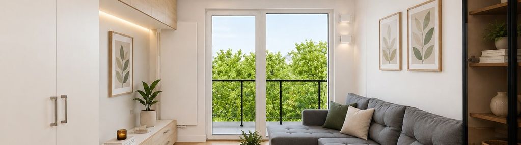3 pokoje, 2 łazienki, narożne, balkon, garaż!
