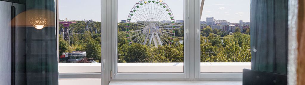 Mieszkanie z pięknym widokiem na os tysiąclecia