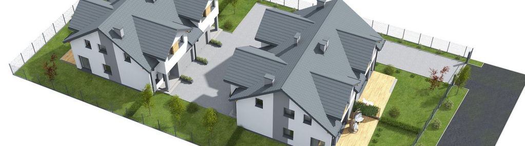 Nowa inwestycja, 5 pokoi, budynek łączony garażami