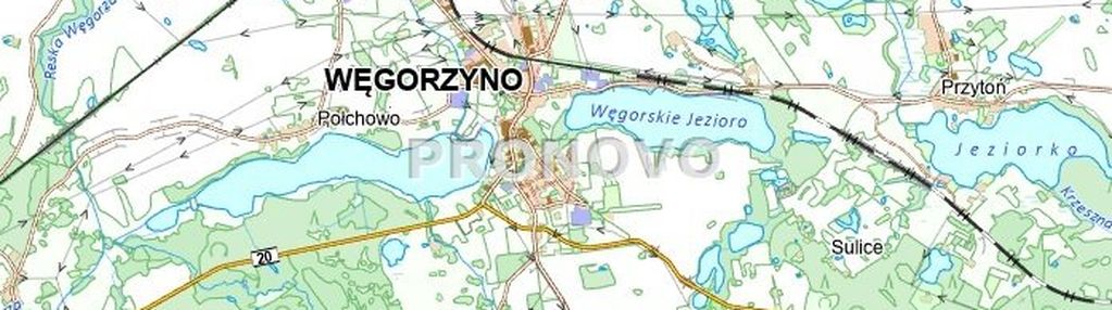 Działka rolna koło węgorzyna