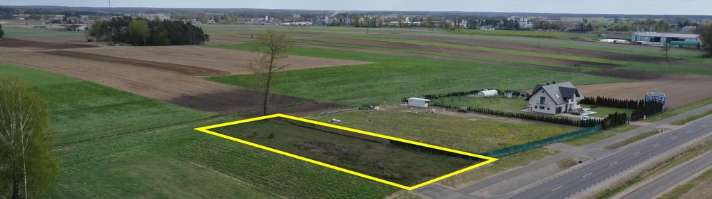 Działka inwestycyjna przy nowej drodze wojewódzkiej blisko łomży