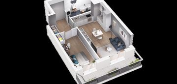 Wyjątkowe nowe mieszkanie 48 m2 w otoczeniu