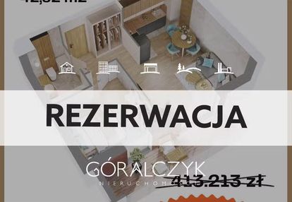 Promocja cenowa! funkcjonalne 2 pokoje z dużym balkonem !!!