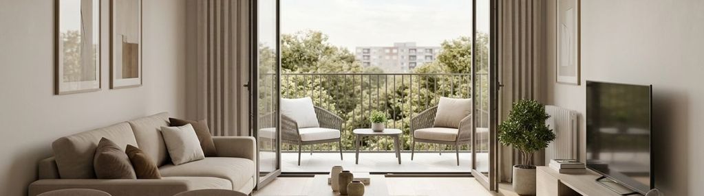 Duży salon 21 m2 | 2 pokoje | balkon | czyżyny