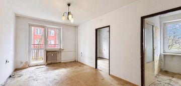 2 pokoje 35,5 m² z balkonem – niski czynsz! okazja