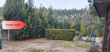 Działka 660 m² z domkiem 16 m², 500 m od jeziora