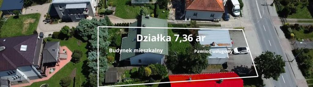 Dom mieszkalny z wolnostojącym budynkiem usługowym!!