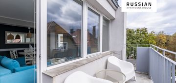 Stylowe mieszkanie z balkonem i panoramą sopotu