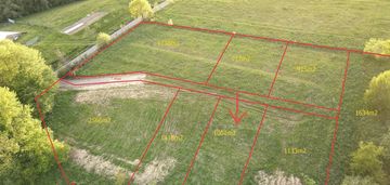 Posadowa mogilska działka budowlana 1001 m2