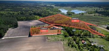 Dom bliźniak z działką 9100 m2 i las 3,48 ha