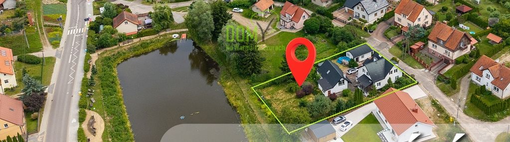 Dom nad stawem+garaż z mieszkaniem/stawiguda