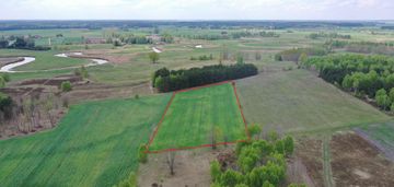 Działka nieopodal rzeki pisy z warunkami zabudowy