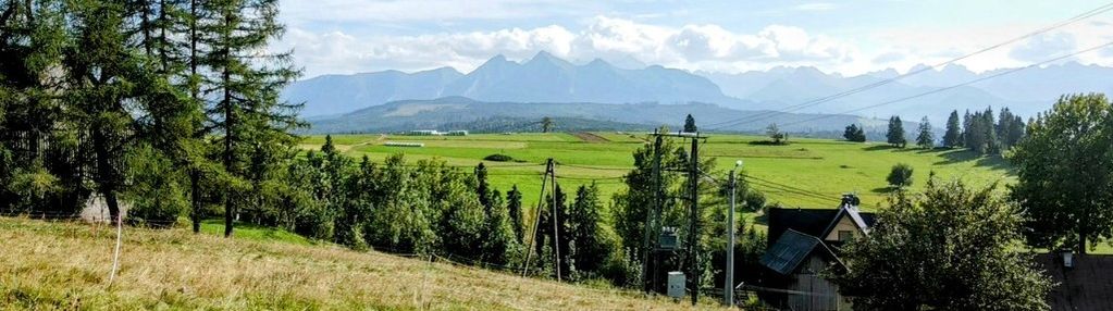 Działka  w rzepiskach z widokiem na tatry