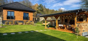 Nowoczesny dom, nad pilicą, gotowy do wprowadzenia