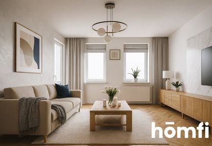 3 pokoje z osobną kuchnią, z widokiem na zieleń