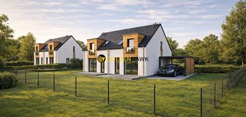 Nowy dom 98 m², pokój na parterze, 550 m² działka