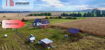 Działka z murowanym domkiem 35m2. blisko wrocławia