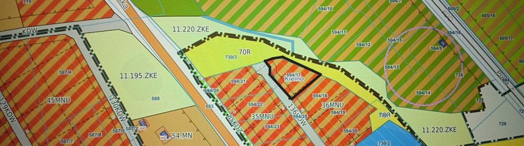 Działka przy lesie z mpzp w kielnie k. szemuda