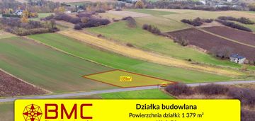 Działka budowlana woźniki 1379m2