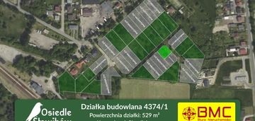 Działka budowlana koszęcin ul. słowików 529m2