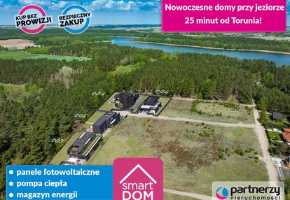 Nowoczesna willa blisko lasu oraz jeziora.