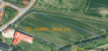 =działka usł. z pełnym dostępem do mediów =lucień=