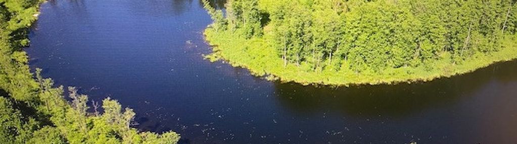 Działka budowlana z wz, prywatnym jeziorem i lasem