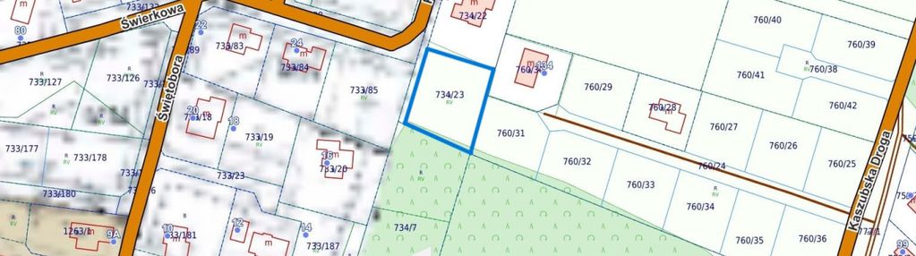 Działka  budowlana chwaszczyno, ul. kasztanowa