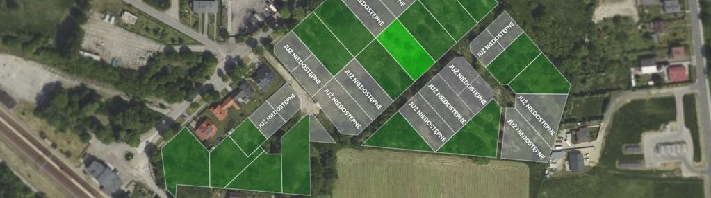 Działka budowlana koszęcin 1099m2 słowików