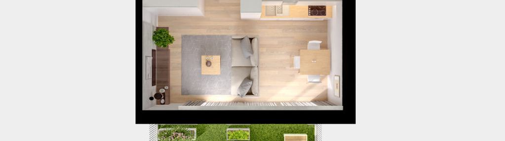 Kawalerka + ogród 22m2 | ostatnie | wkd