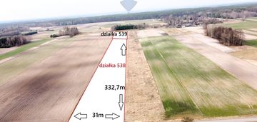 Gospodarstwo 4,9 ha, grunty orne, leśne ostrownica