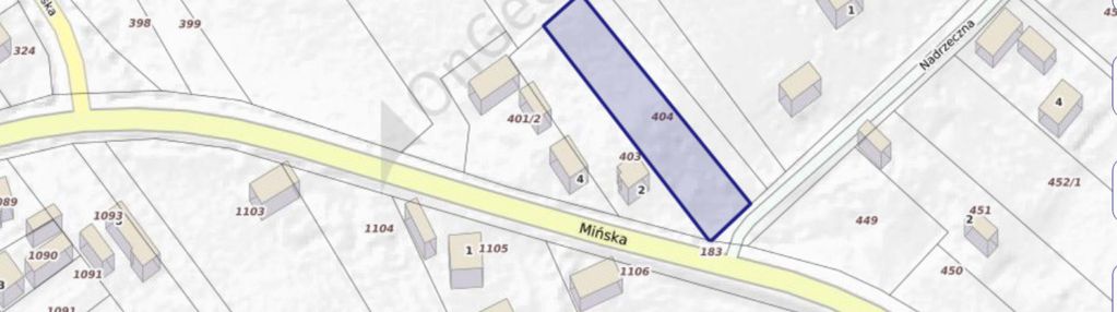 Działka 1363 m2 latowicz