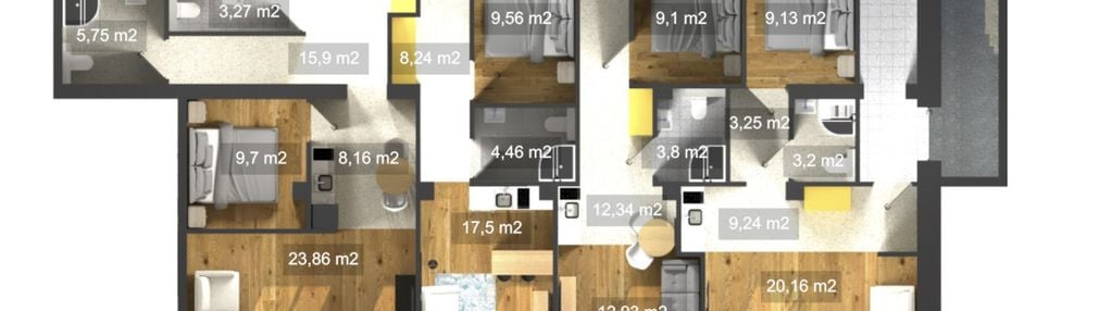 Inwestycja z projektem mieszkania na doby centrum