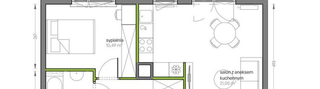 2 pokoje | balkon | miejsce garażowe| płaszów