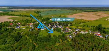 Urokliwa działka nad morzem 1000m2  przy lesie