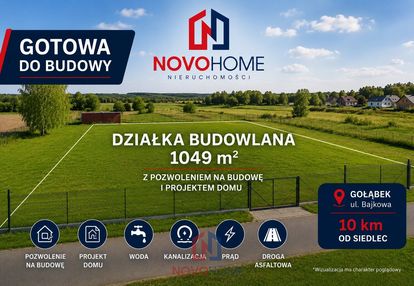 Działka gołąbek koło siedlec, pozwolenie na budowę