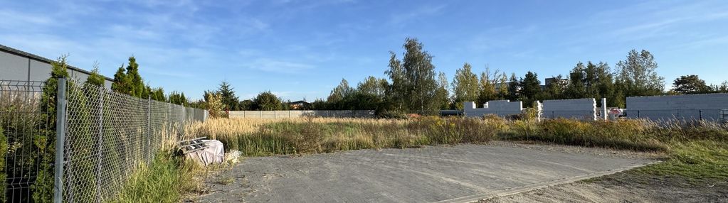 Działka mieszkaniowo-usługowa, dachy płaskie